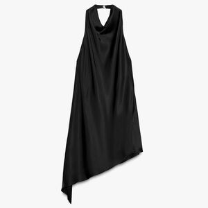 NWT Zara High Low Satin Dress Top